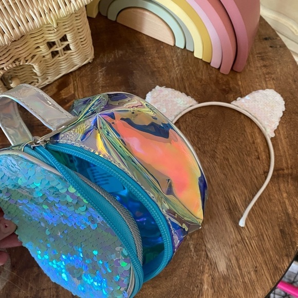 Sequent round bag and I love Plum kitty ears - Picture 7 of 10